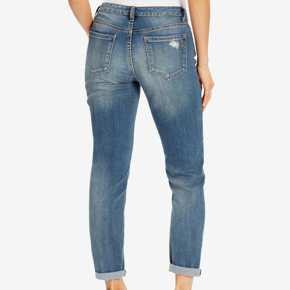 VA Button Fly Ripped Bestie Distress Jeans 2 26x28 - Picture 3 of 8